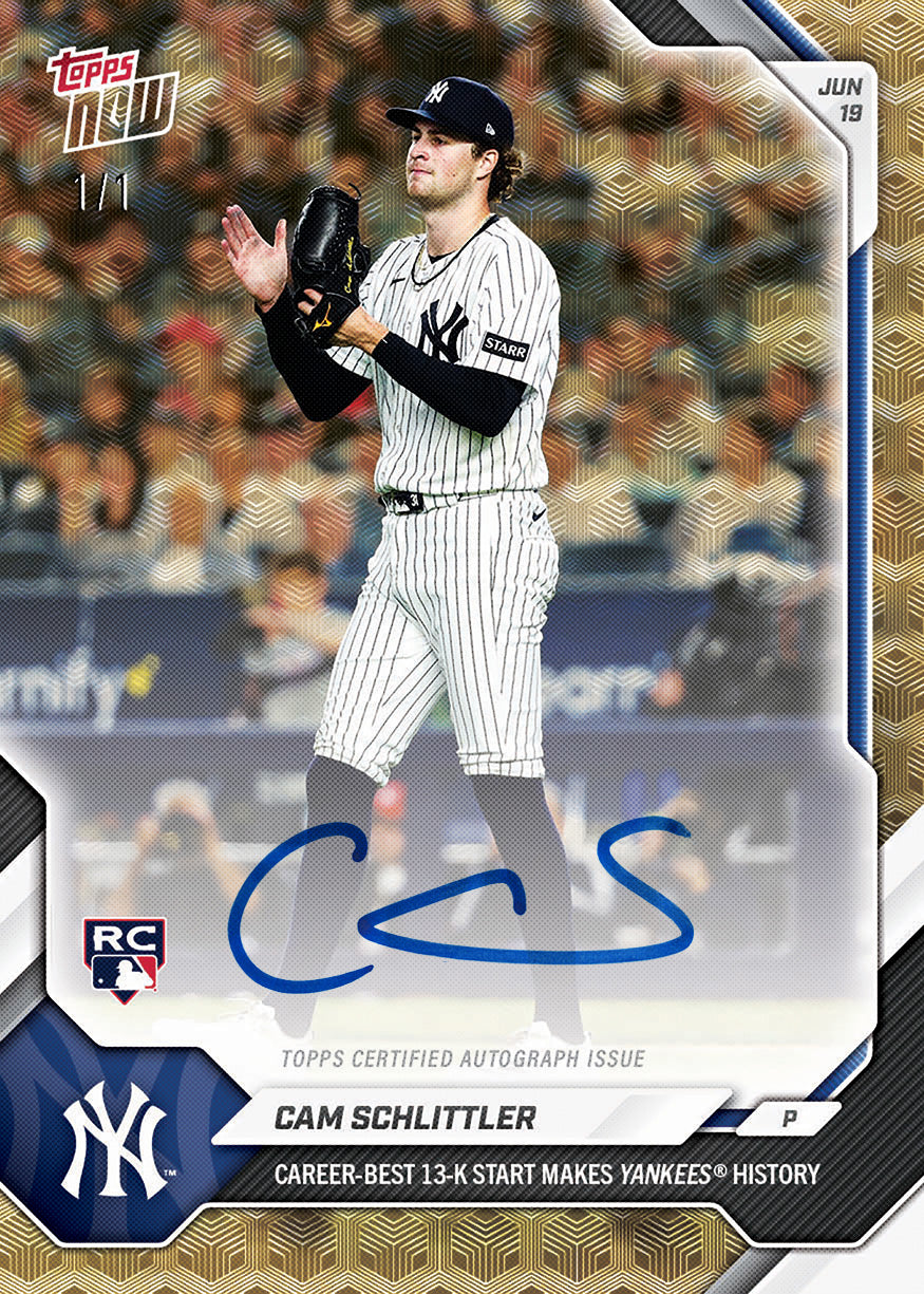 Cam Schlittler - 2026 MLB Topps NOW - Card 355 - PR: 4541 - Image 2