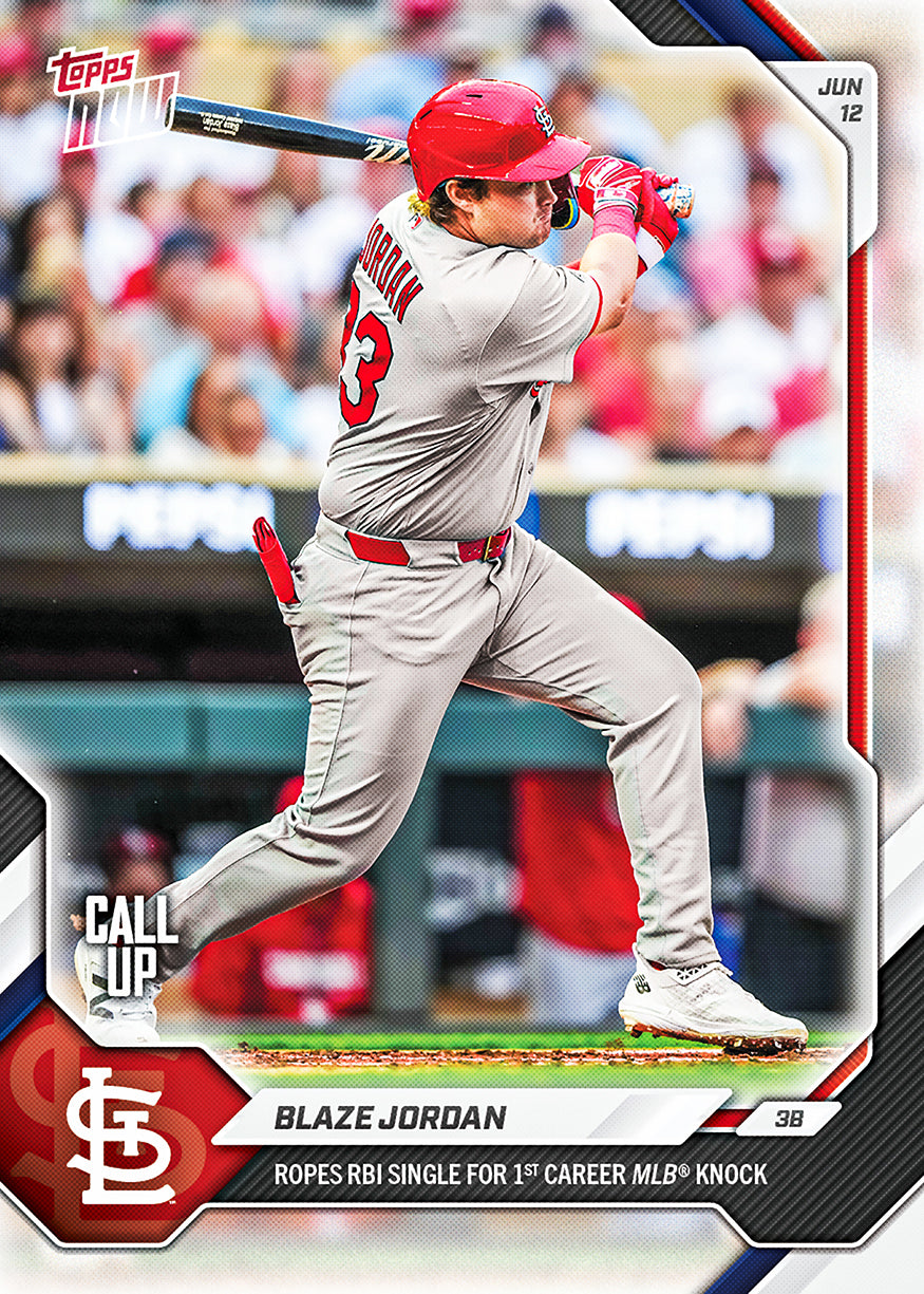 Blaze Jordan - 2026 MLB Topps NOW - Card 323 - PR: 1545