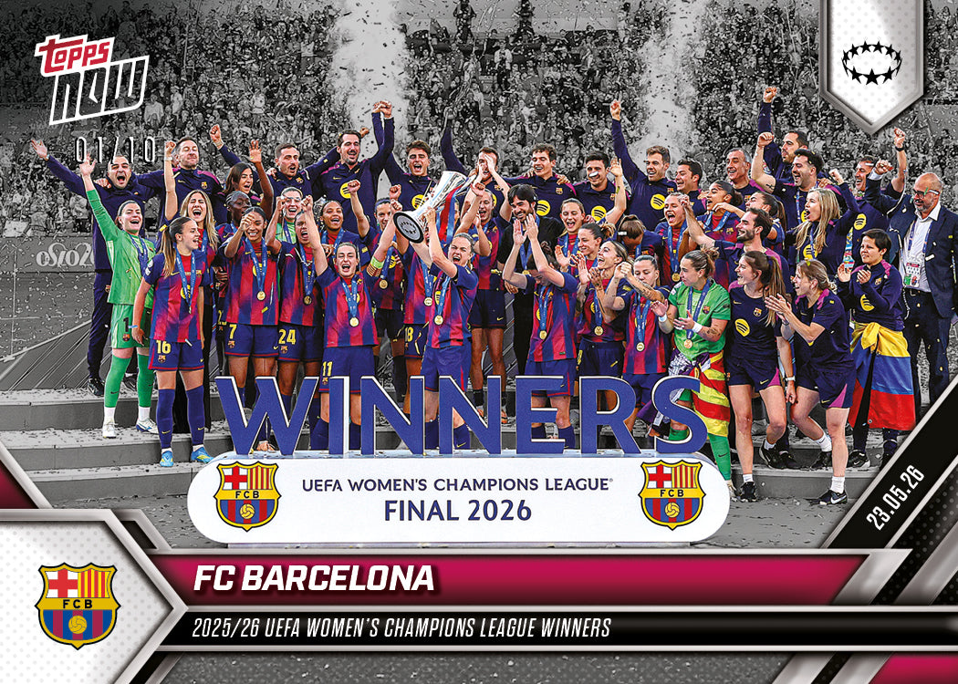 FC Barcelona - 2025-26 UWCL Topps NOW - Card 30 - PR: 805 - Image 6