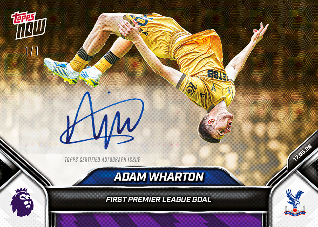 Alternative view of Adam Wharton - 2025-26 Premier League Topps NOW - Card 196 - PR: 1604