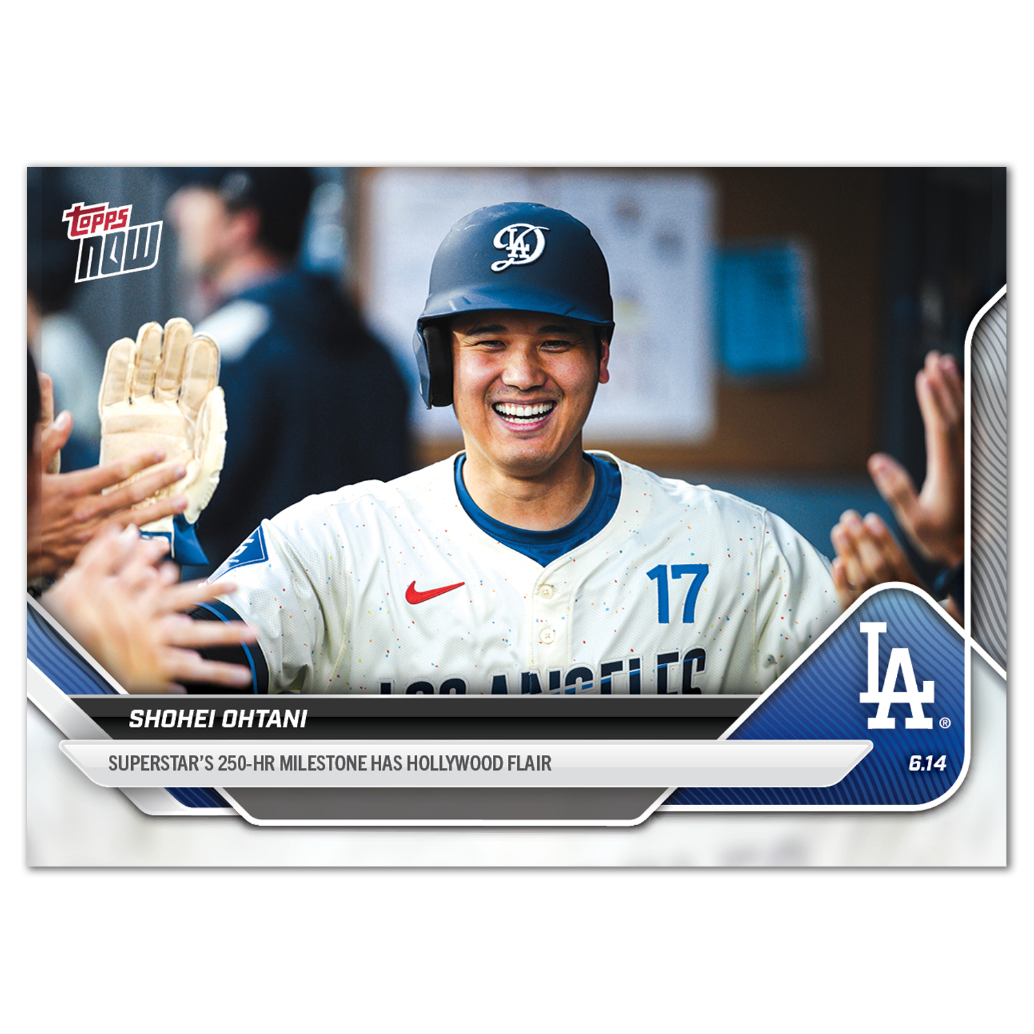 Shohei Ohtani - 2025 MLB Topps NOW - Card 298 - PR: 11771 - Image 2