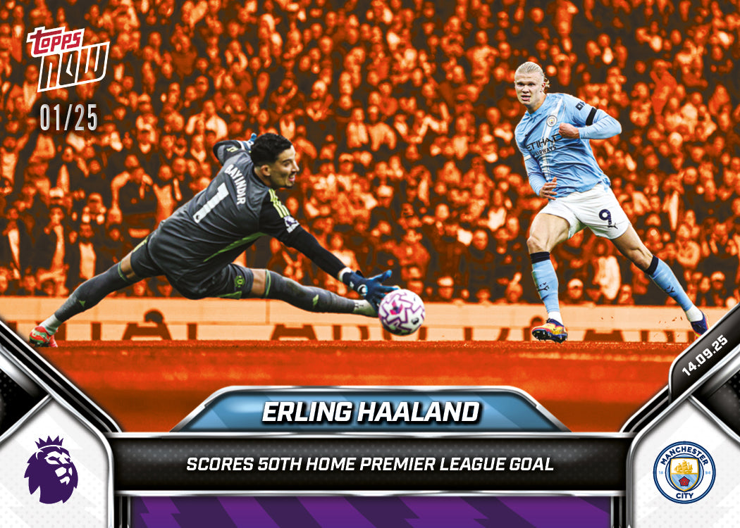 Erling Haaland - 2025-26 Premier League Topps NOW - Card 20 - PR: 1137 - Image 5