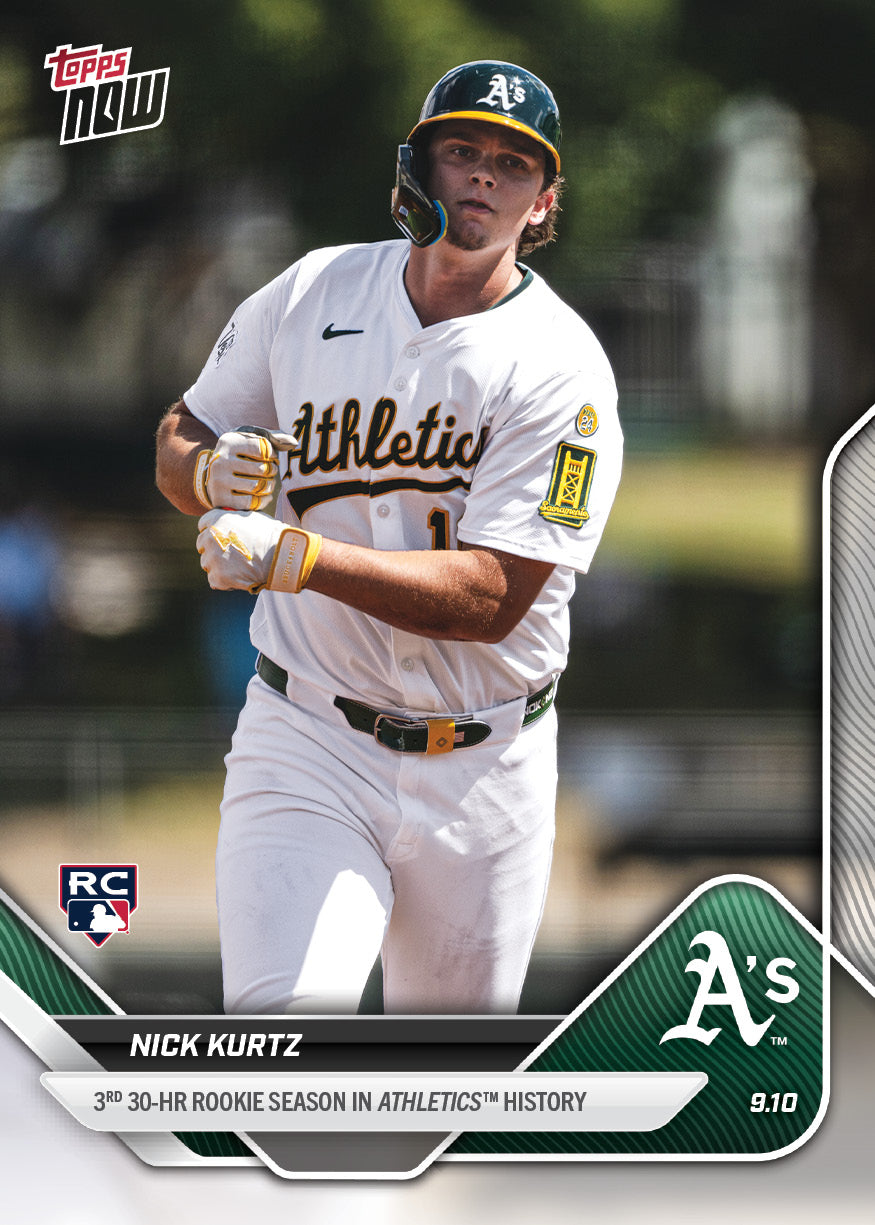 Nick Kurtz - 2025 MLB Topps NOW - Card 687 - PR: 4388 - Image 2