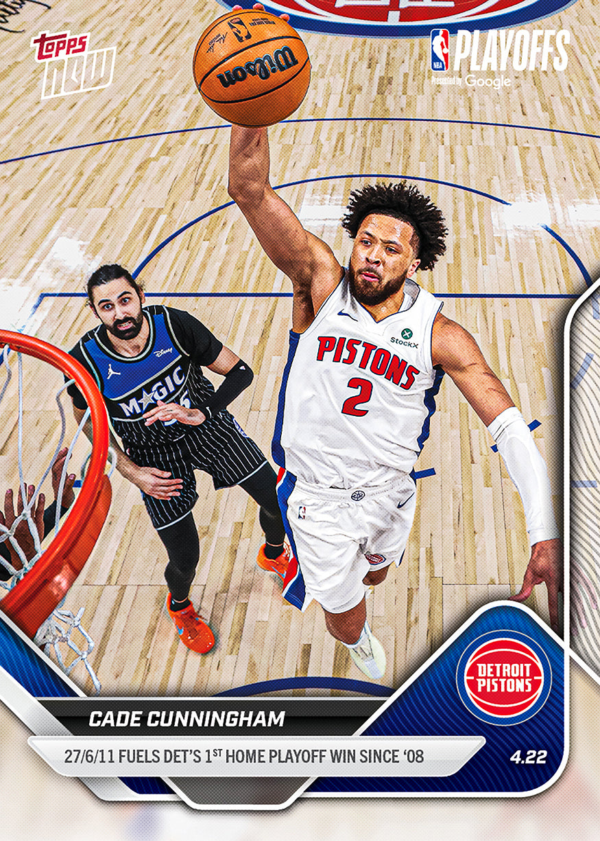 Cade Cunningham - 2025-26 NBA Topps NOW - Card 270 - PR: 987