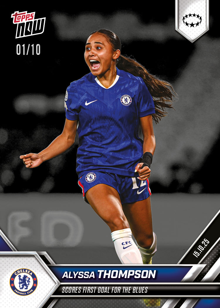 Alyssa Thompson - 2025-26 UWCL Topps NOW - Card 3 - PR: 632 - Image 4