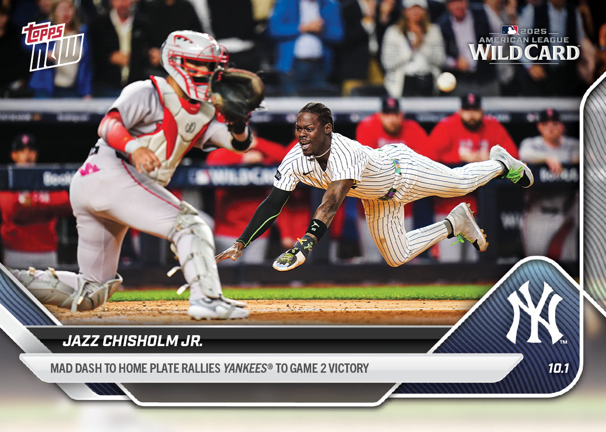 Jazz Chisholm Jr. - 2025 MLB Topps NOW - Card 809 - PR: 1542
