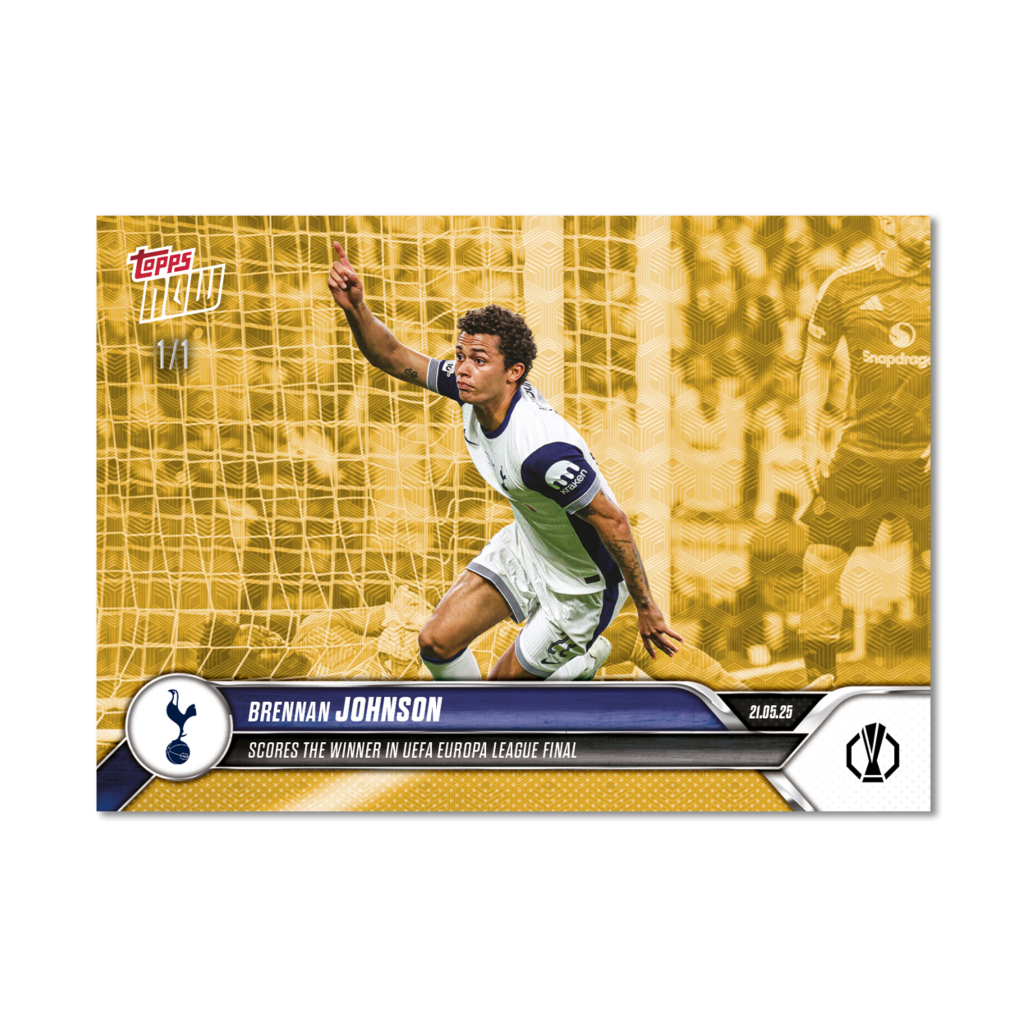 Brennan Johnson - 2024-25 UEL Topps NOW Card 36 - LOOK FOR RELIC AND AUTO-RELIC - PR: 1925 - Image 4