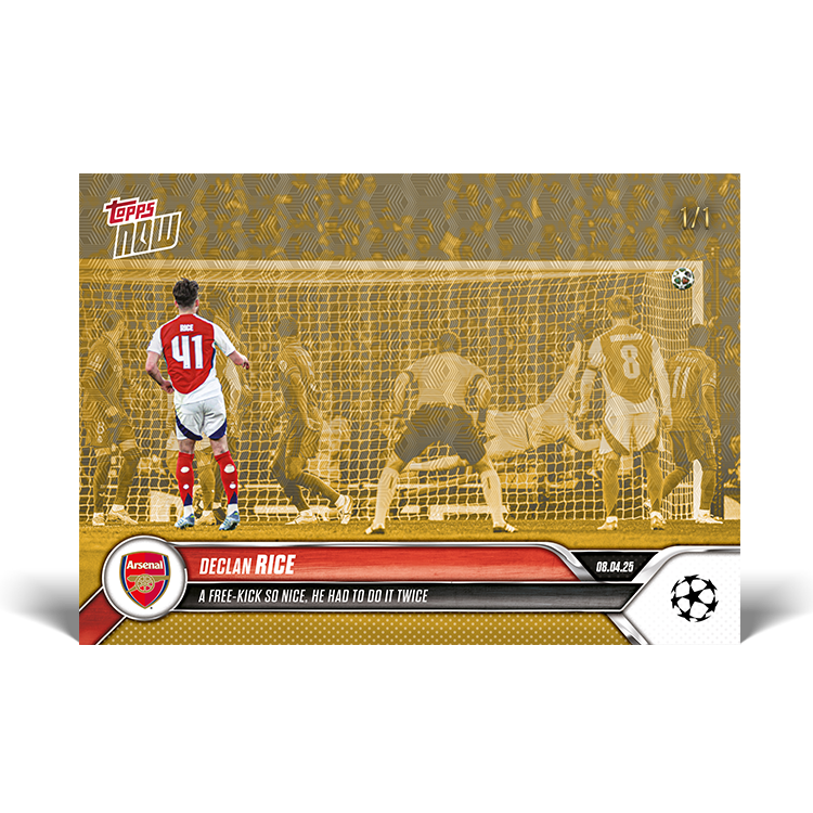 Declan Rice - 2024-25 UCL Topps NOW - Card 130 - PR: 1913 - Image 2