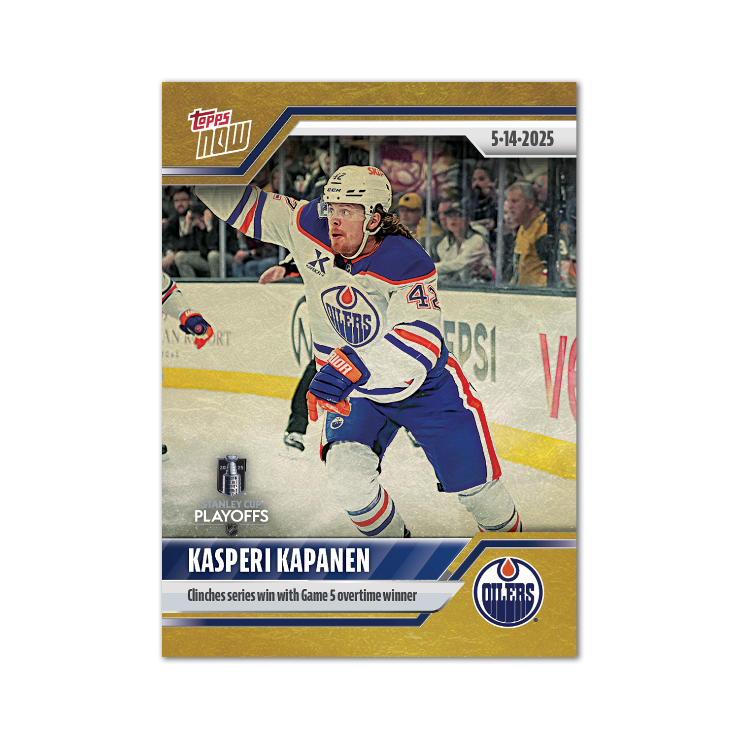 Kasperi Kapanen - 2024-25 NHL Topps NOW - Sticker # 184 Pack - PR: 130 - Image 2
