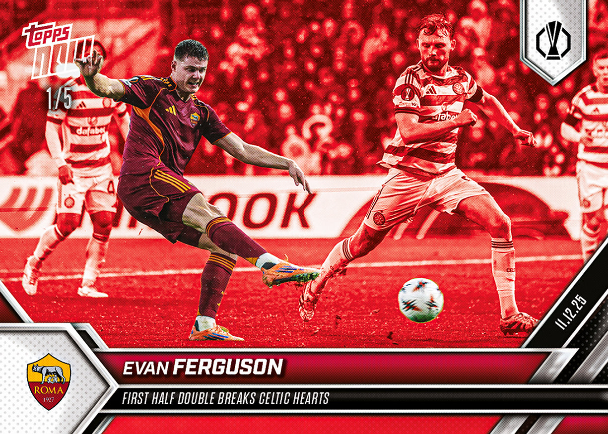 Evan Ferguson - 2025-26 UEL Topps NOW - Card 12 - PR: 128 - Image 3