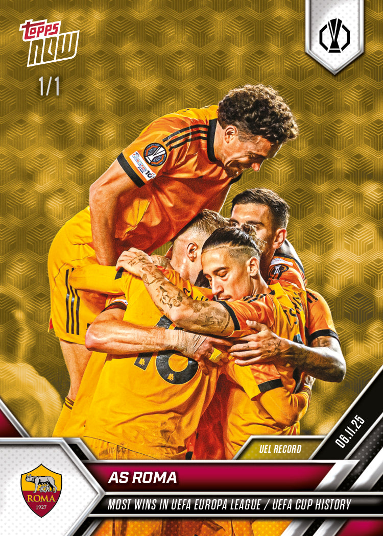 AS Roma- 2025-26 UEL Topps NOW - Card 8 - PR: 207 - Image 2