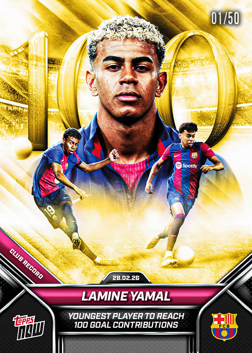 Lamine Yamal - 2026 FC Barcelona Topps NOW - Card 5 - PR: 28,970 - Image 7