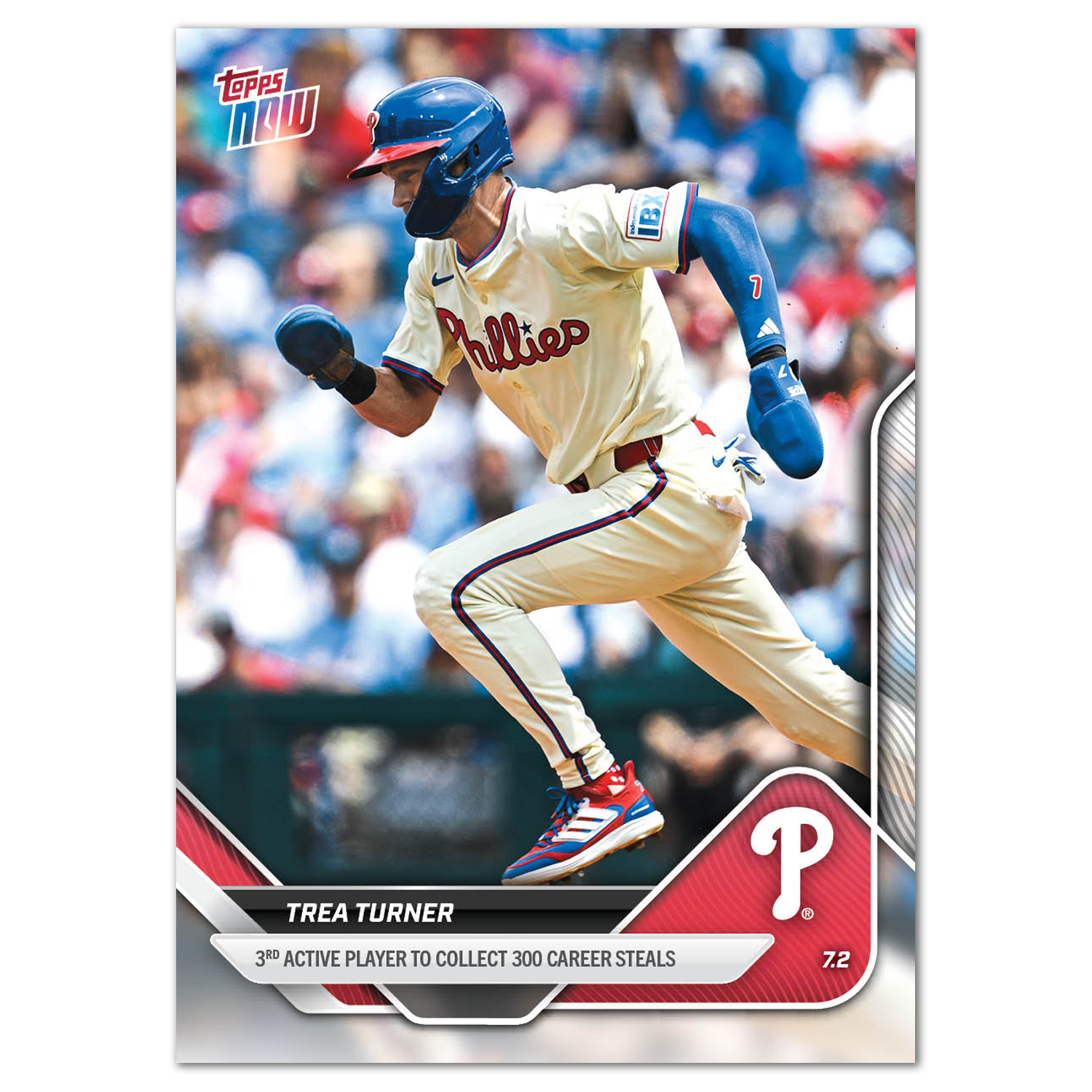 Trea Turner - 2025 MLB Topps NOW - Card 376 - PR: 944