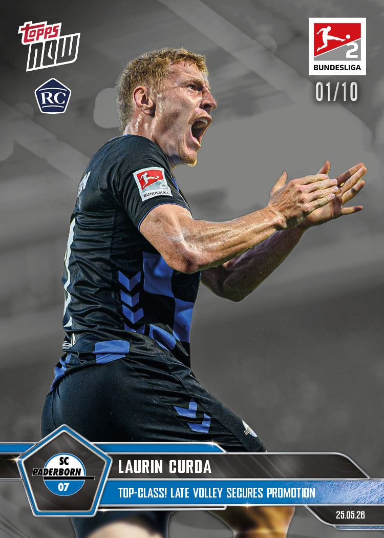 Laurin Curda - 2025-26 Bundesliga Topps NOW - Card 200 - PR: 318 - Image 4