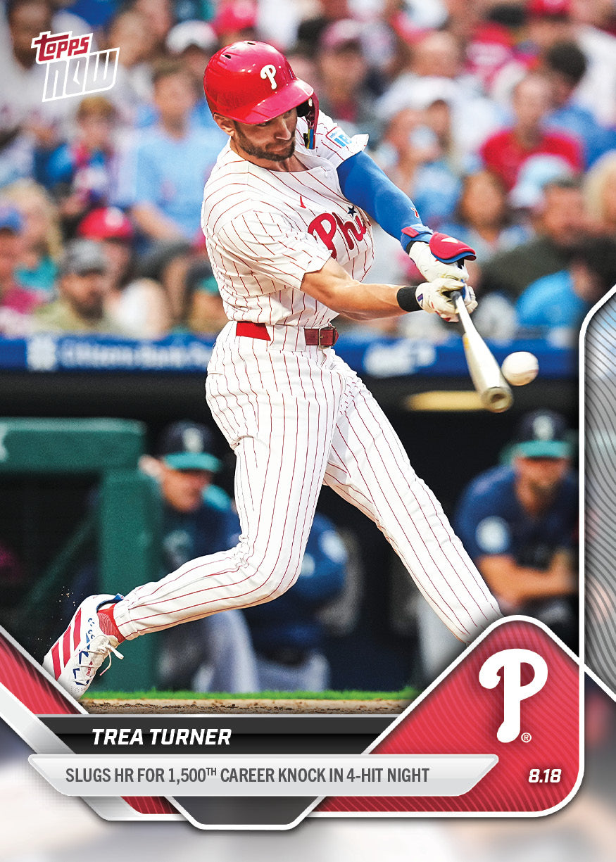 Trea Turner - 2025 MLB Topps NOW - Card 571 - PR: 1431