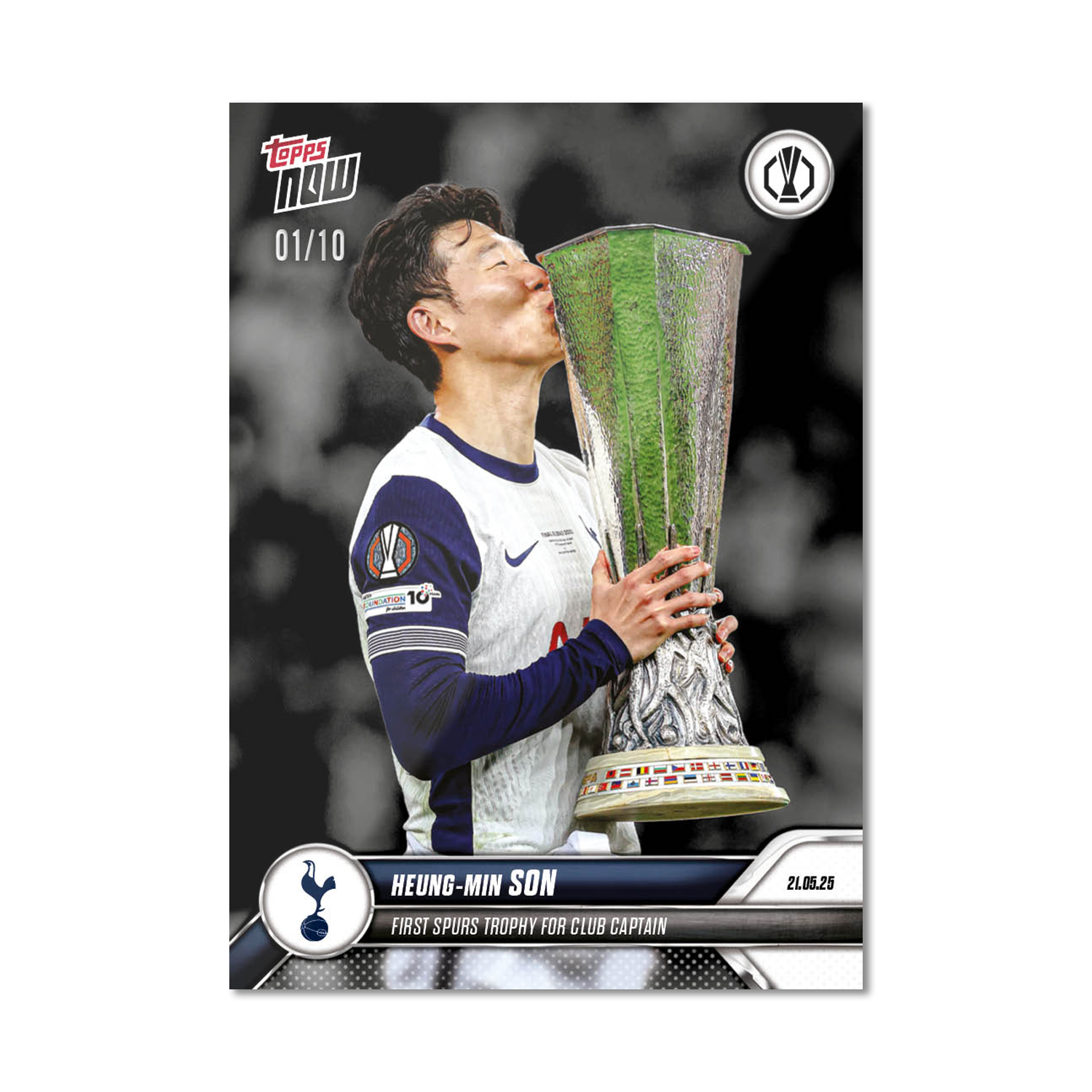Heung-min Son - 2024-25 UEL Topps NOW Card 38 - PR: 6371 - Image 4