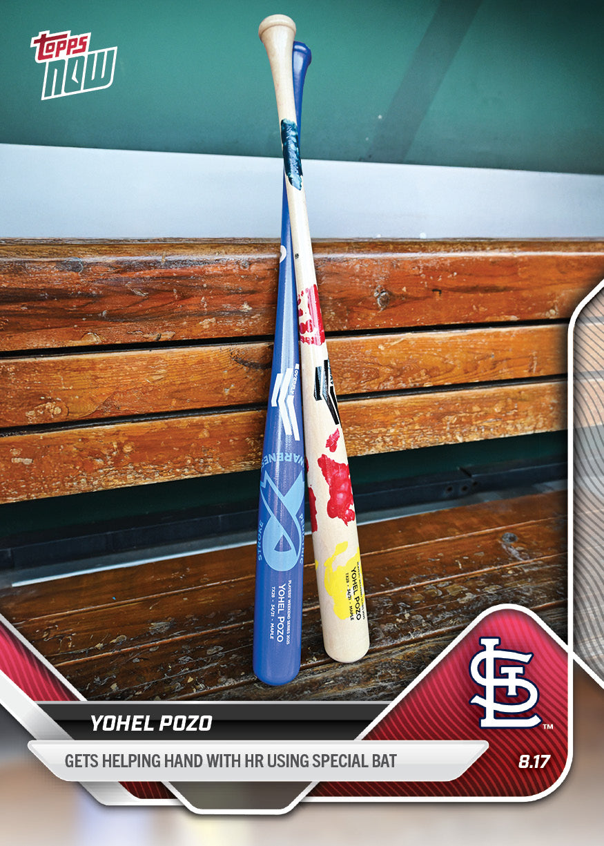 Yohel Pozo - 2025 MLB Topps NOW - Card 570 - PR: 886