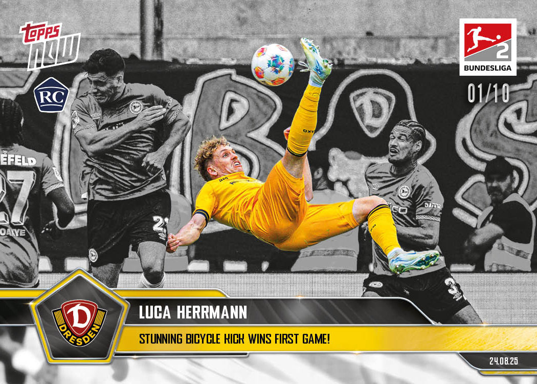 Luca Herrmann - 2025-26 Bundesliga Topps NOW - Card 9 - PR: 370 - Image 4