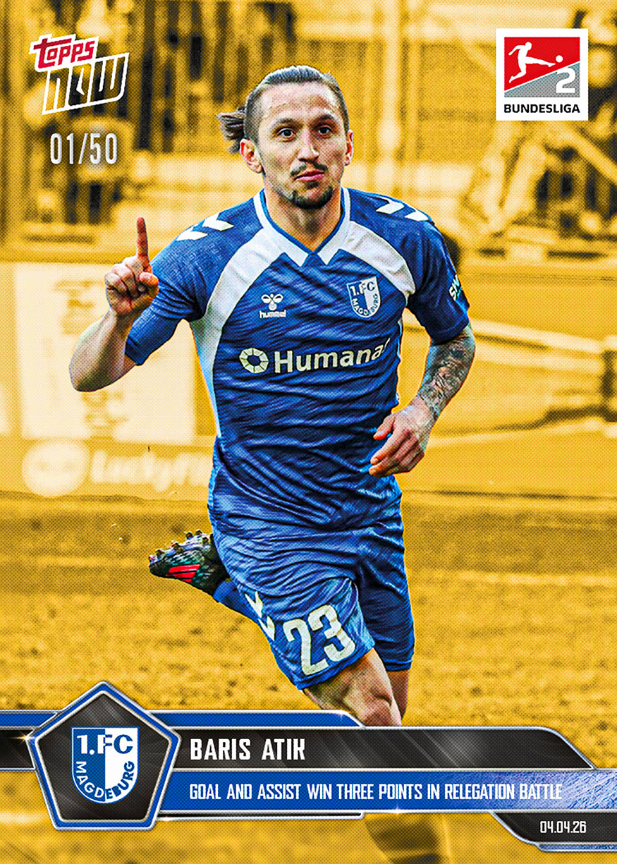 Baris Atik - 2025-26 Bundesliga Topps NOW - Card 159 - PR: 330 - Image 6