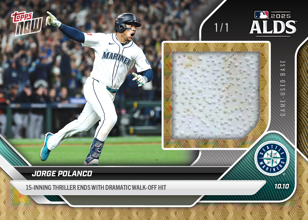 Jorge Polanco - 2025 MLB Topps NOW - Card 853 - PR: 3586 - Image 2