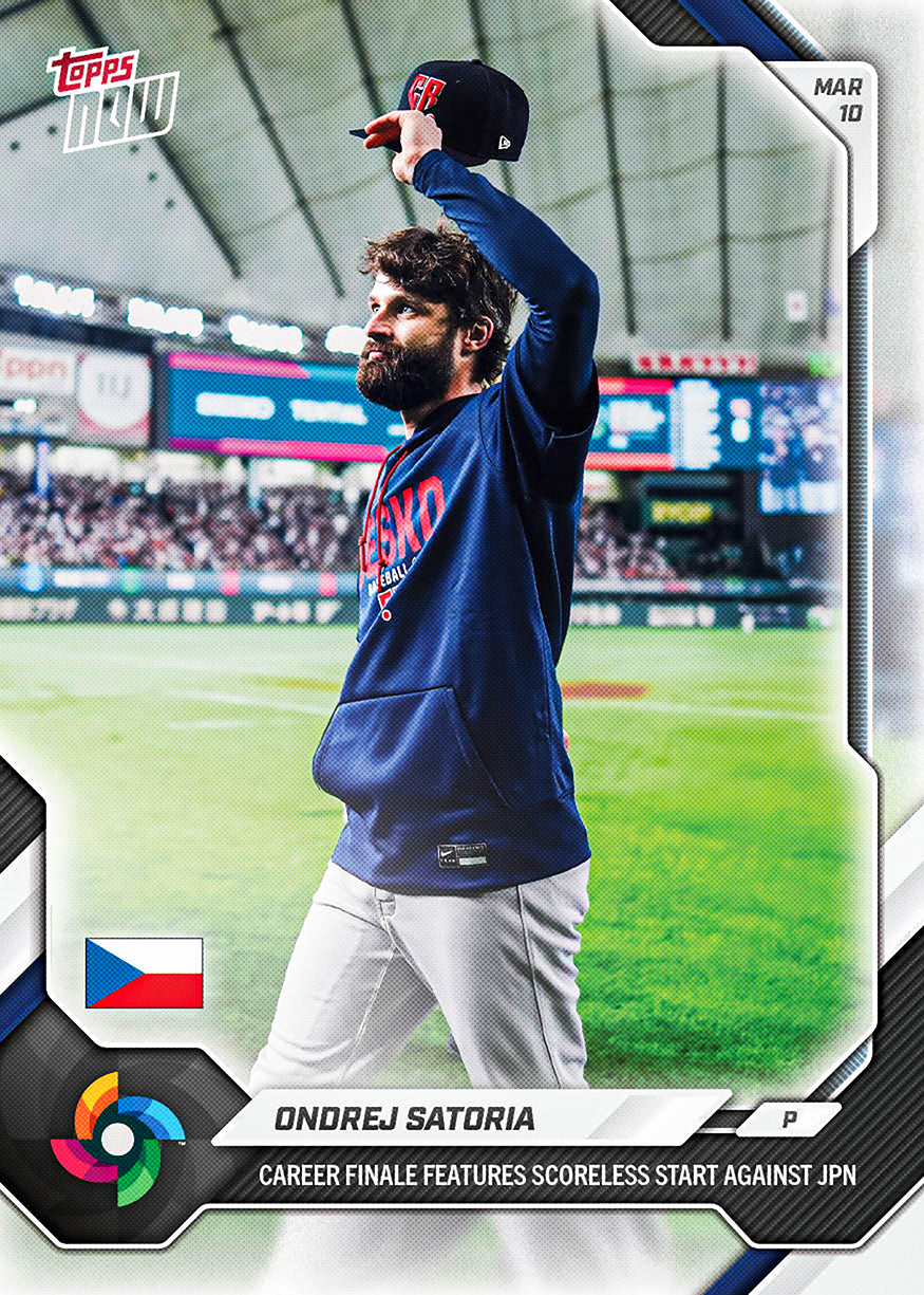 Ondrej Satoria - 2026 World Baseball Classic Topps NOW - Card 22 - PR: 4879