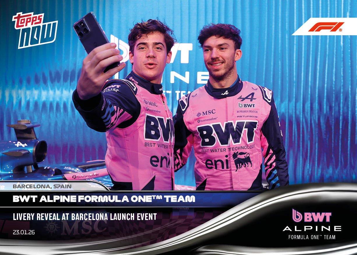 BWT Alpine F1 Team - 2026 Formula 1 Topps NOW - Card 5 - PR: 1264 - Image 2