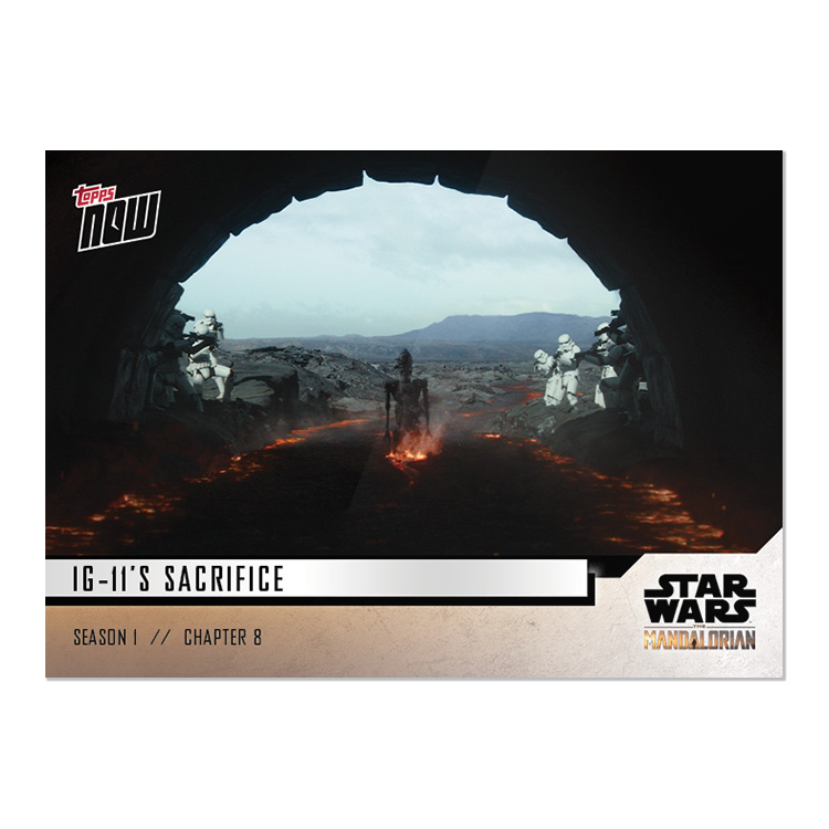 Star Wars: The Mandalorian TOPPS NOW 5-Card Pack - S1 : Chapter 8 - Print Run: 2219 - Image 6