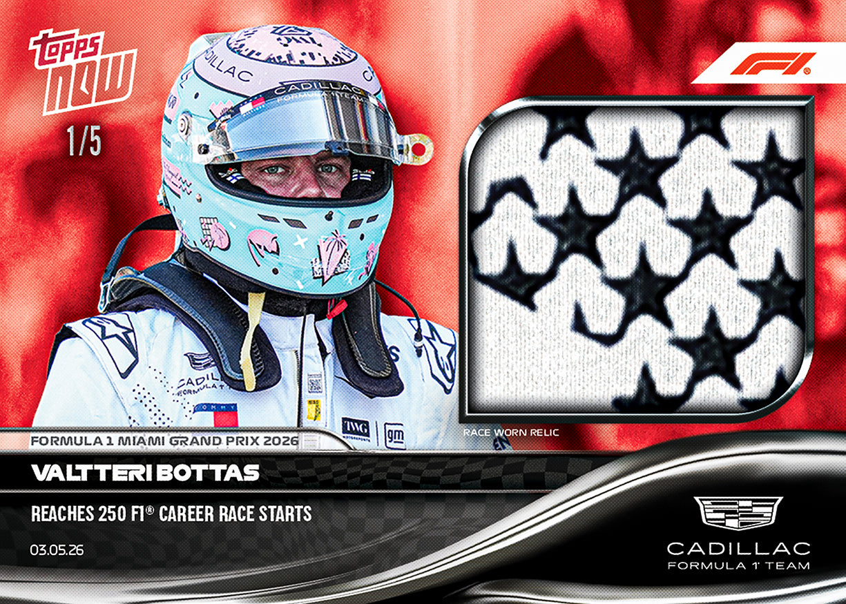 Valtteri Bottas - 2026 Formula 1 Topps NOW - Card 24 - PR: 3387 - Image 3
