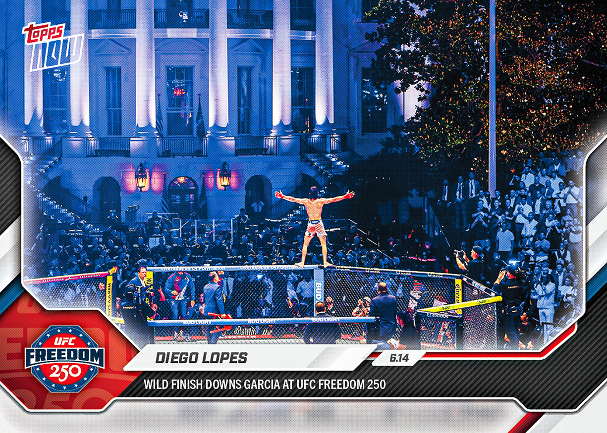 Diego Lopes - 2026 UFC Topps NOW - Card 23 - PR: 5908 - Image 2