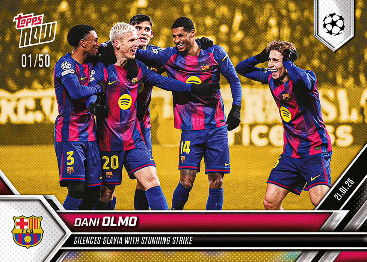 Dani Olmo - 2025-26 UCL Topps NOW - Card 80 - PR: 360 - Image 6