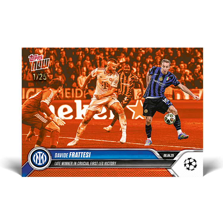 Davide Frattesi - 2024-25 UCL Topps NOW - Card 133 - PR: 115 - Image 5