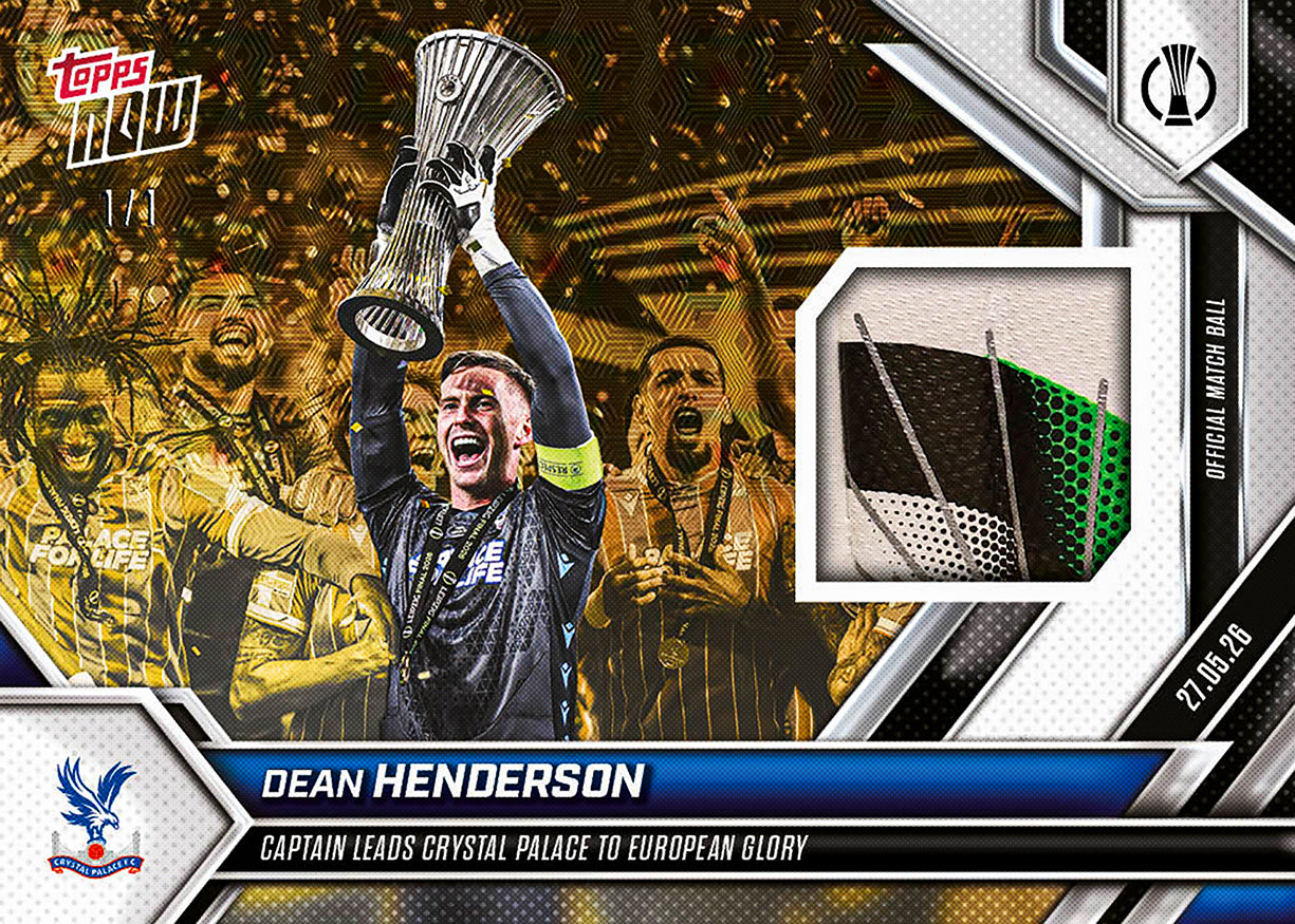 Dean Henderson - 2025-26 UECL Topps NOW - Card 13 - PR: 398 - Image 2