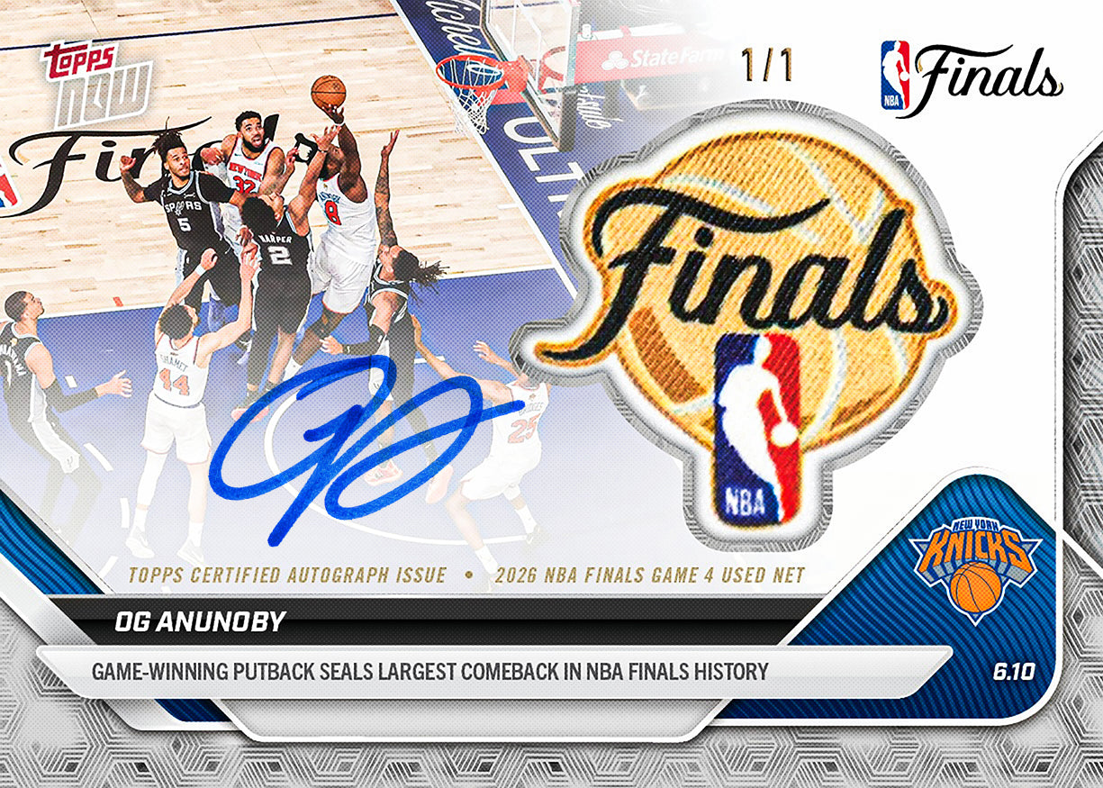 OG Anunoby - 2025-26 NBA Topps NOW - Card 336 - PR: 105842 - Image 2