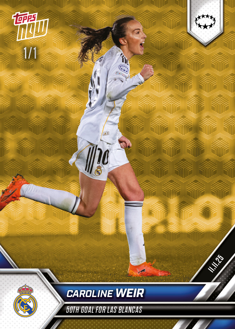 Caroline Weir - 2025-26 UWCL Topps NOW - Card 6 - PR: 217 - Image 2