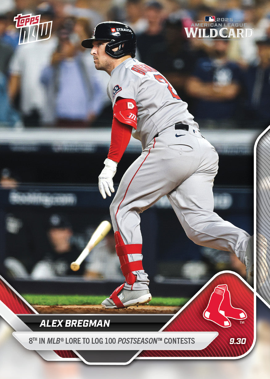 Alex Bregman - 2025 MLB Topps NOW - Card 801 - PR: 636