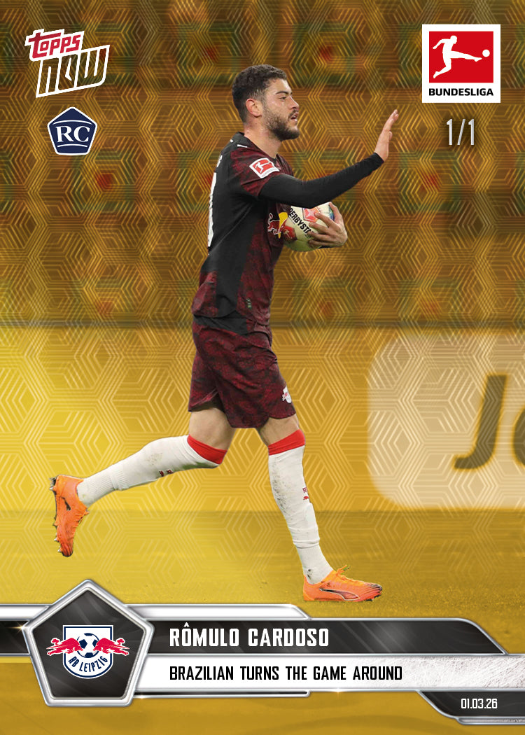 Rômulo Cardoso - 2025-26 Bundesliga Topps NOW - Card 138 - PR: 280 - Image 2