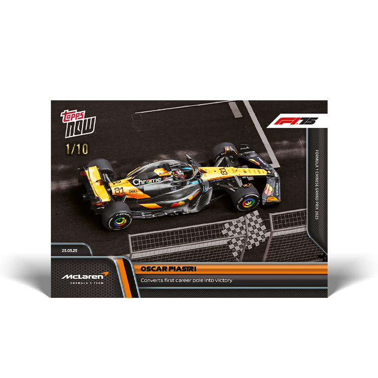 Oscar Piastri - 2025 Formula 1 Topps NOW Card 21 - PR: 857 - Image 6