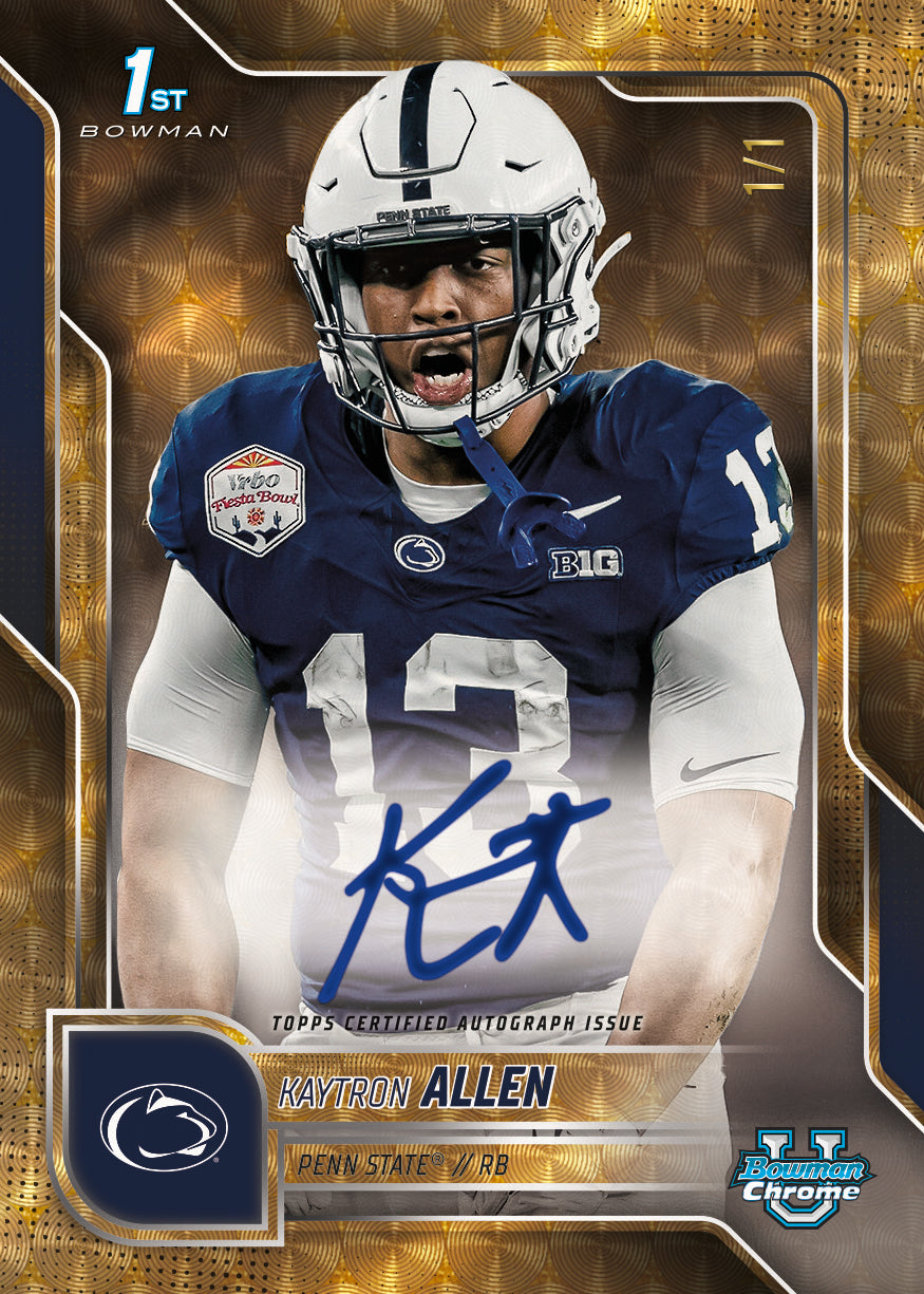 2025 Bowman University Chrome Football - Mega Box - Image 3