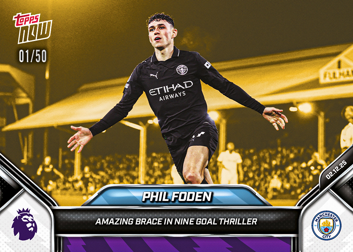 Phil Foden - 2025-26 Premier League Topps NOW - Card 69 - PR: 465 - Image 6