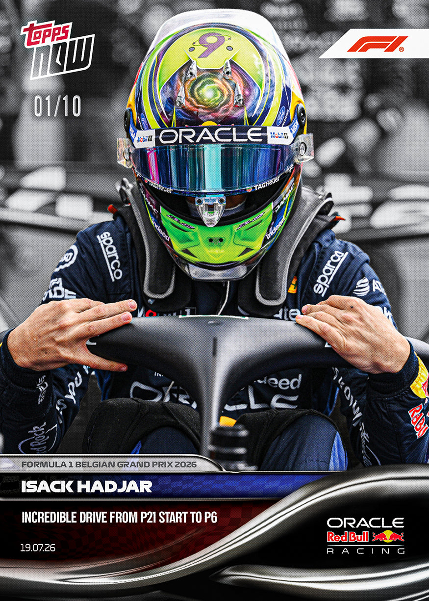 Isack Hadjar - 2026 Formula 1 Topps NOW - Card 50 - PR: 2221 - Image 4