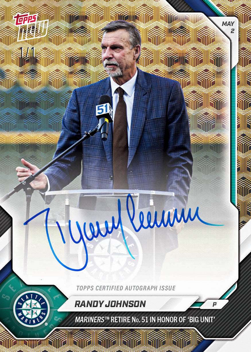 Randy Johnson - 2026 MLB Topps NOW - Card 155 - PR: 2310 - Image 2