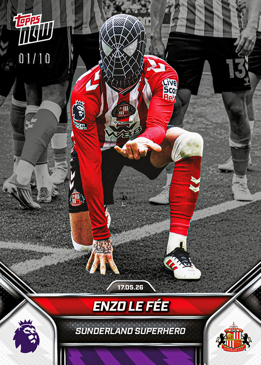 Enzo Le Fée - 2025-26 Premier League Topps NOW - Card 193 - PR: 2503 - Image 4