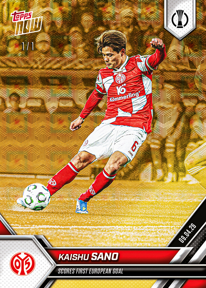 Kaishu Sano - 2025-26 UECL Topps NOW - Card 8 - PR: 348 - Image 2