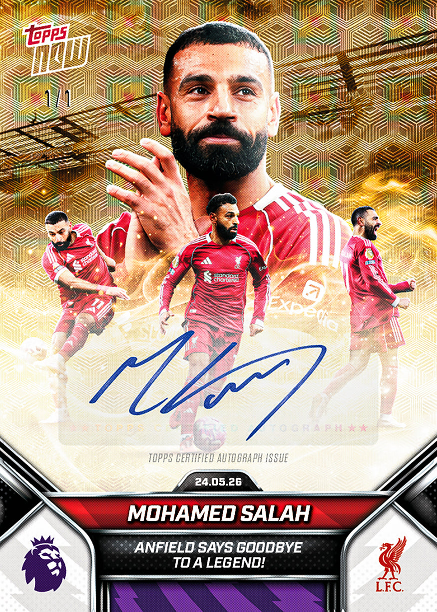 Mohamed Salah - 2025-26 Premier League Topps NOW - Card 203 - PR: 11686 - Image 2