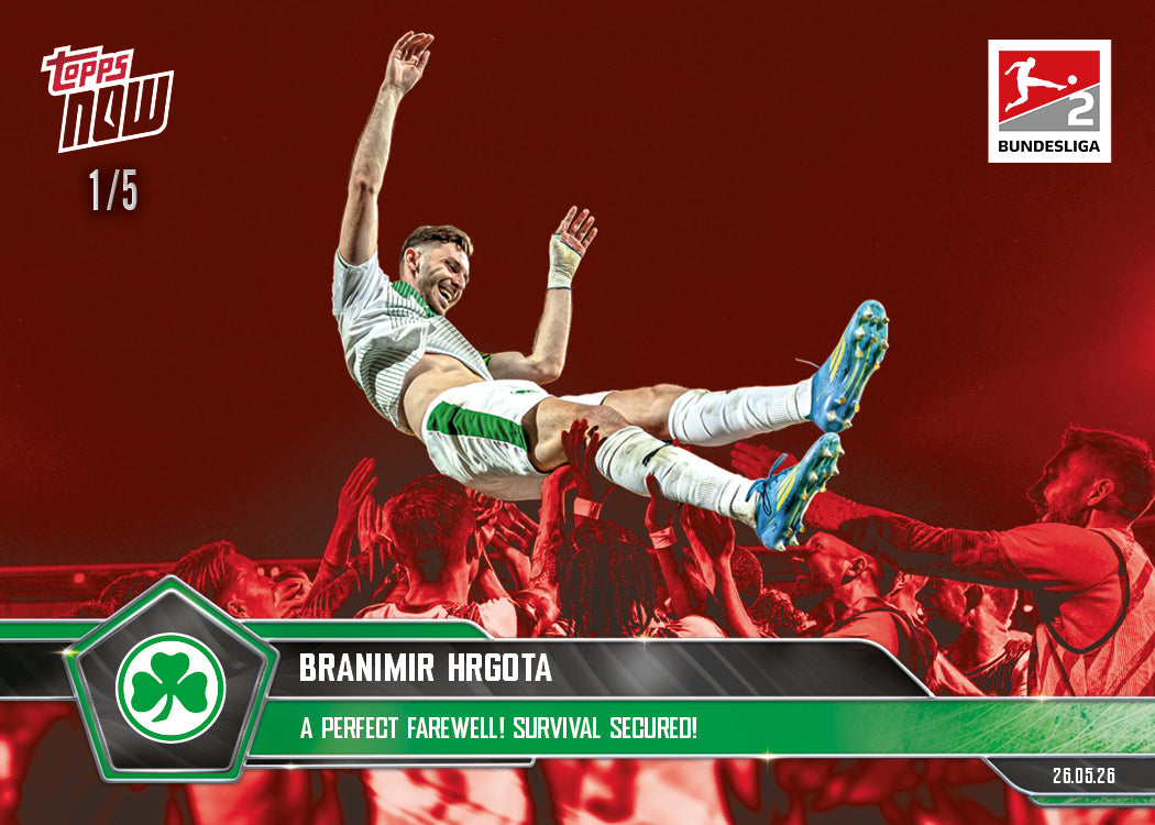 Branimir Hrgota - 2025-26 Bundesliga Topps NOW - Card 201 - PR: 131 - Image 3