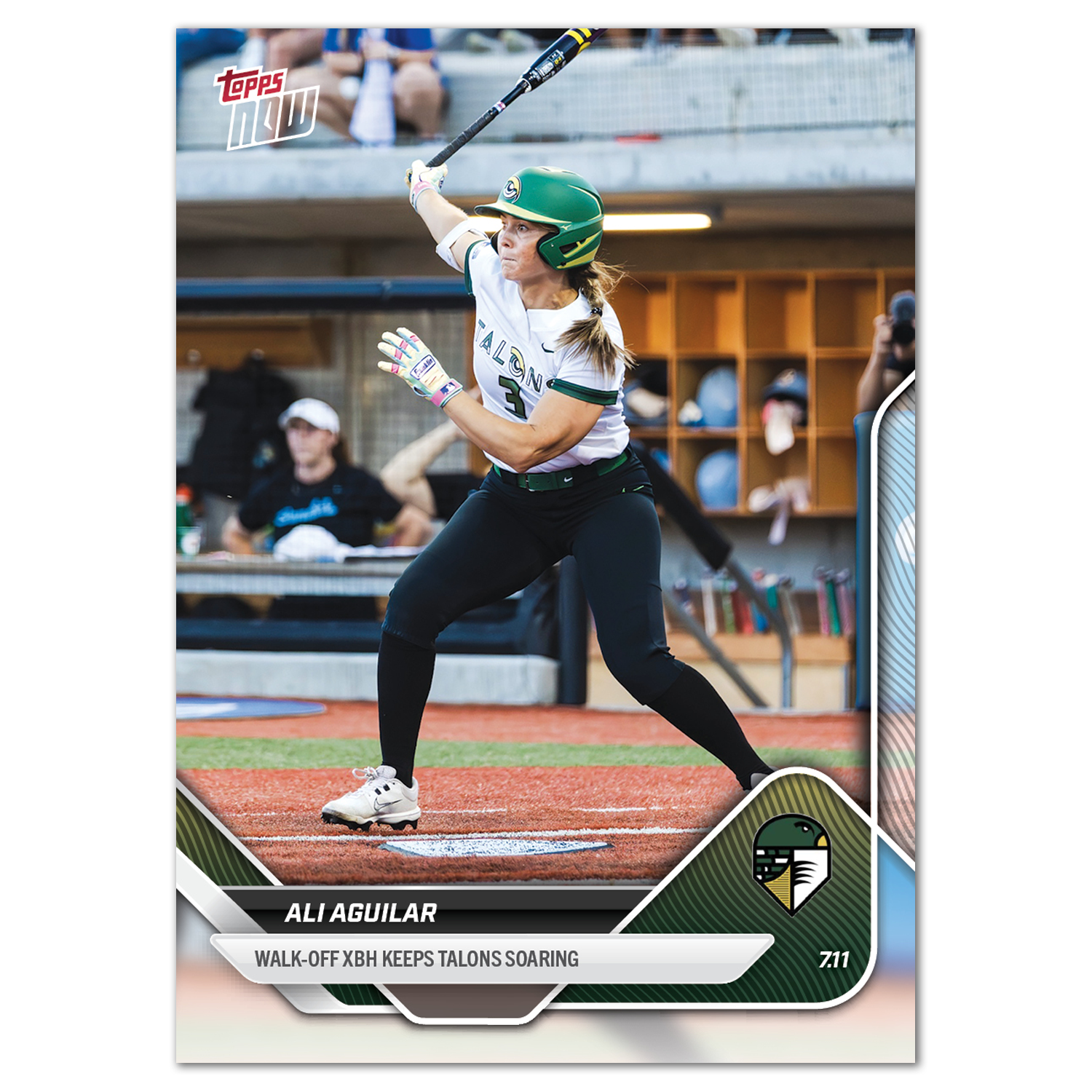 Ali Aguilar - 2025 AUSL Topps NOW - Card 16 - PR: 617