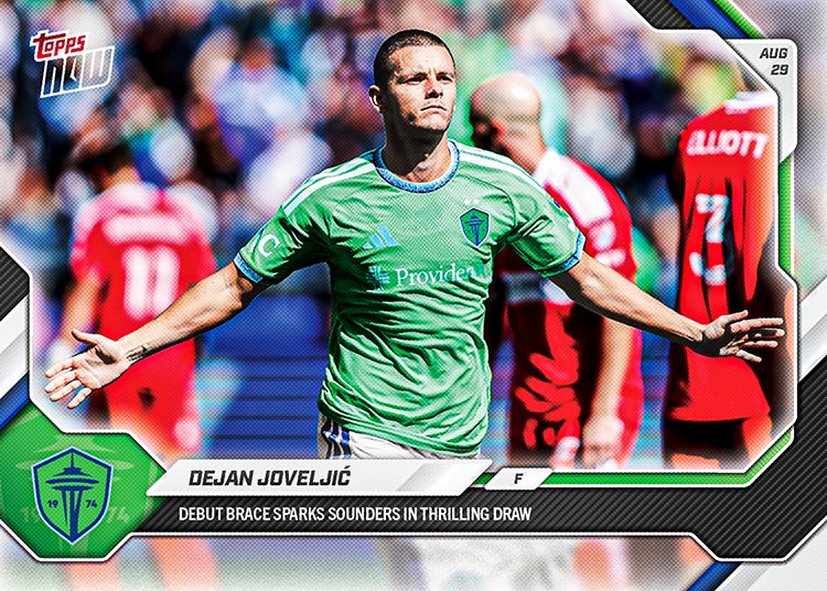Dejan Joveljić - 2026 MLS Topps NOW - Card 73 - PR: 339