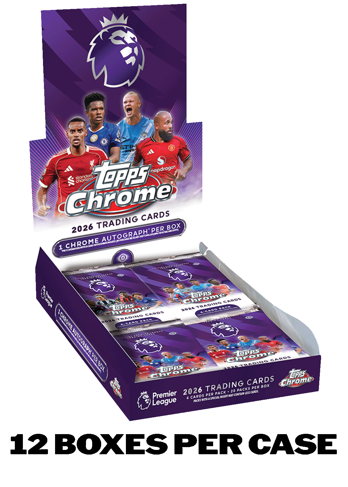 2026 Topps Chrome Premier League - Hobby Box - Sealed Case