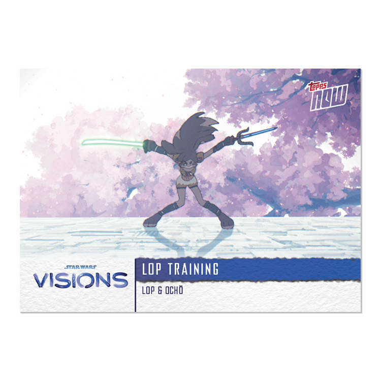 2021 Star Wars Visions TOPPS NOW - 5-Card Pack - Lop & Ocho - PR: 466 - Image 4