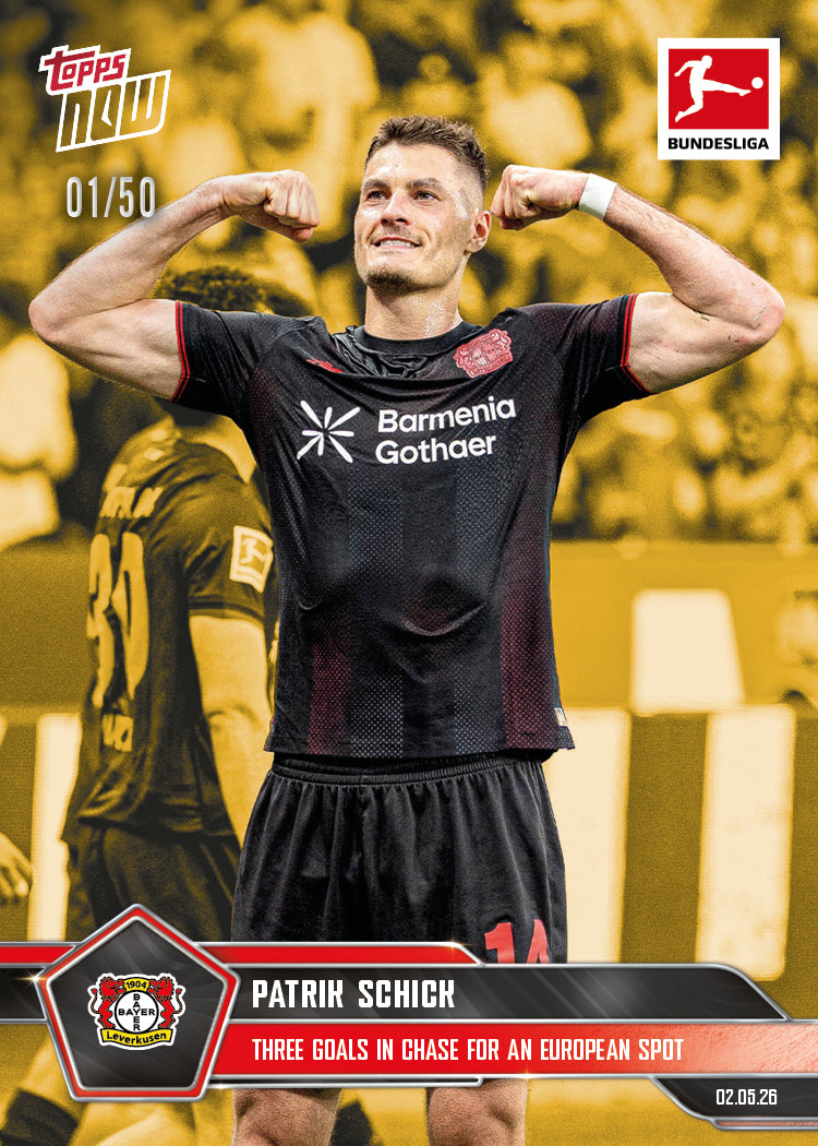 Patrik Schick - 2025-26 Bundesliga Topps NOW - Card 185 - PR: 127 - Image 6